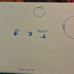 Virgil Abloh designed Off-White women sneakers, White/Gray, Size 10 (W)